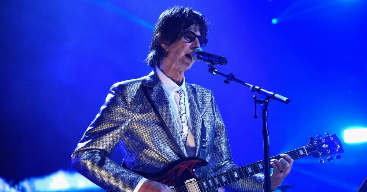 Inductee Ric Ocasek of The Cars performs during the 33rd Annual Rock & Roll Hall of Fame Induction Ceremony at Public Auditorium on April 14, 2018 in Cleveland, Ohio.