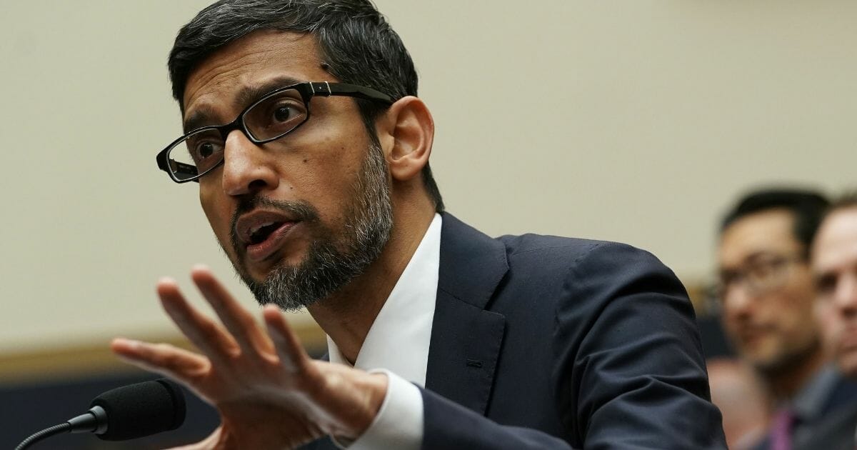 Google CEO Sundar Pichai testifies before the House Judiciary Committee.