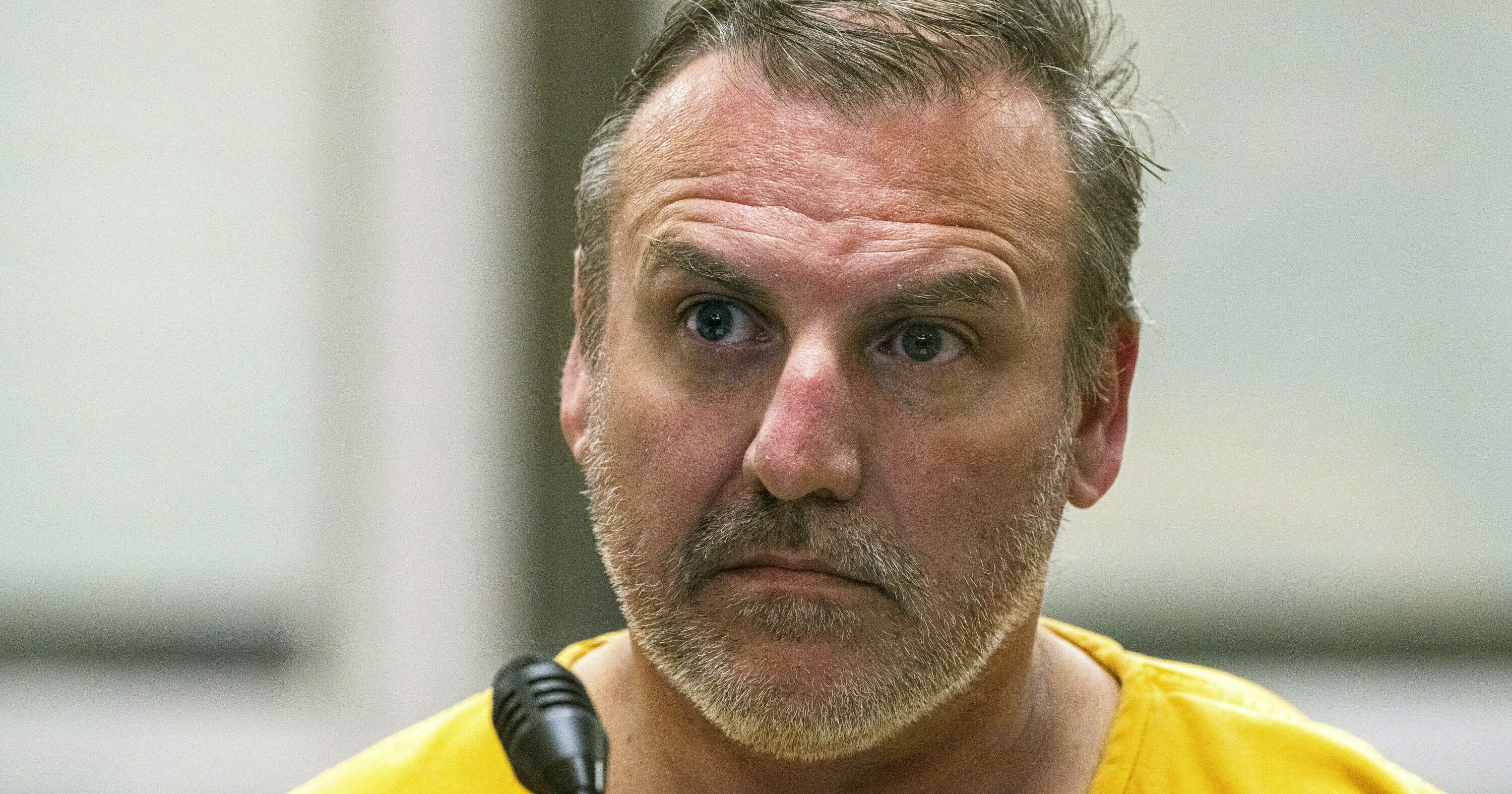 Brian Steven Smith attends his arraignment on a charge of first-degree murder in Anchorage, Alaska.