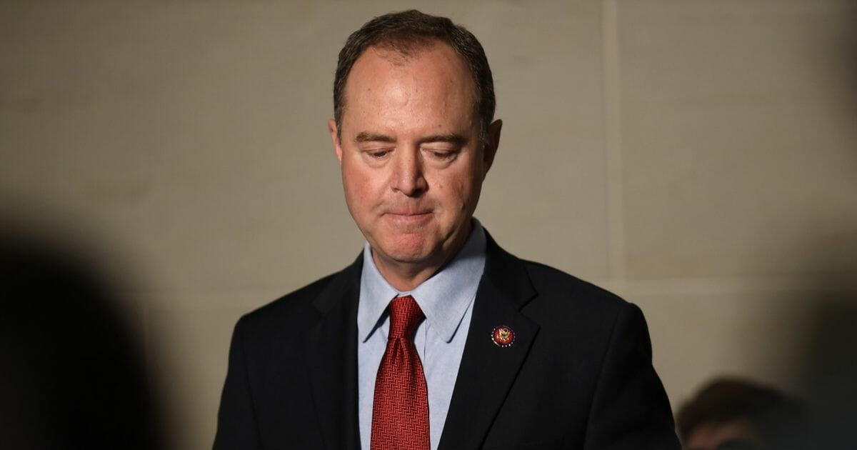 Rep. Adam Schiff (D-Calif), Chairman of the House Select Committee on Intelligence Committee speaks at a press conference at the U.S. Capitol on Oct. 8, 2019, in Washington, D.C.