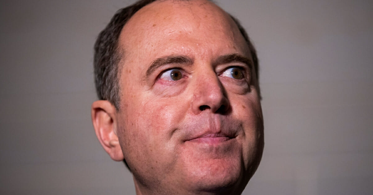 Rep. Adam Schiff (D-California), chairman of the House Select Committee on Intelligence, speaks at a news conference at the U.S. Capitol on Oct. 8, 2019, in Washington, D.C.