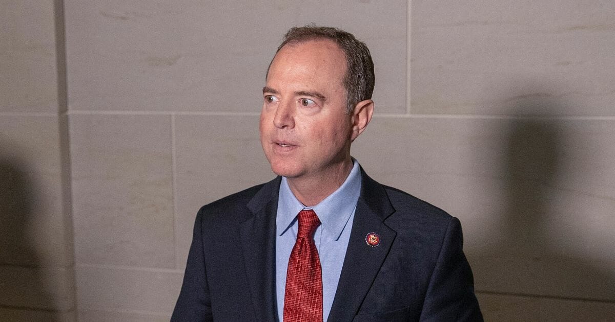 Rep. Adam Schiff (D-Calif.), Chairman of the House Select Committee on Intelligence Committee speaks at a press conference at the U.S. Capitol on Oct. 8, 2019, in Washington, D.C.