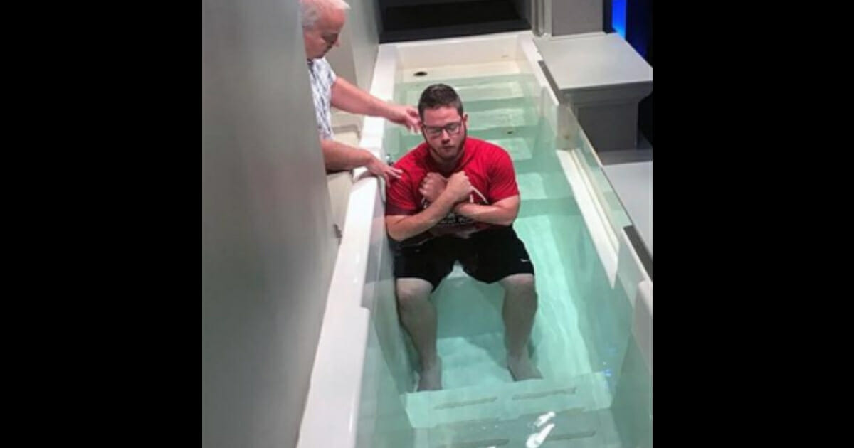 This past February, a young man broke into and vandalized an Arkansas church and caused extensive damage. Now, that same man believes that God was leading him to that church so he could be baptized there less than a year later.