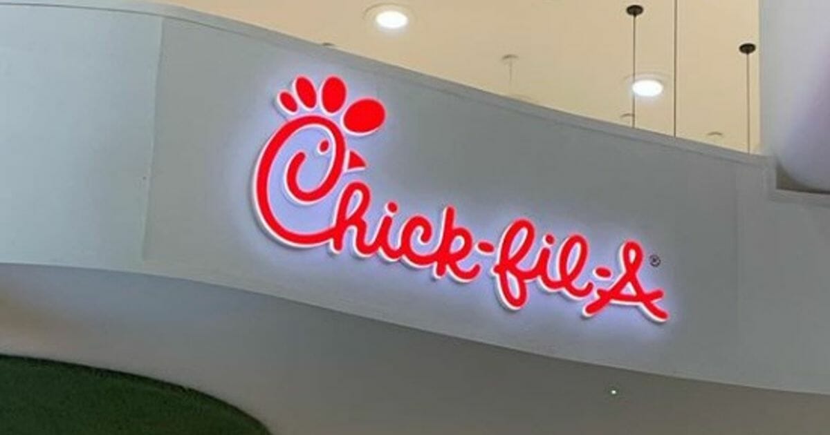 Chick-fil-A's first U.K. restaurant at The Oracle shopping center in Reading, England.