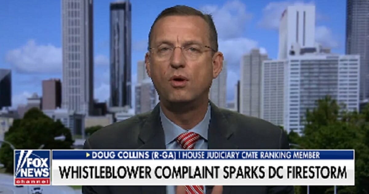 U.S. Rep. Doug Collins appears on "Fox & Friends" on Monday.