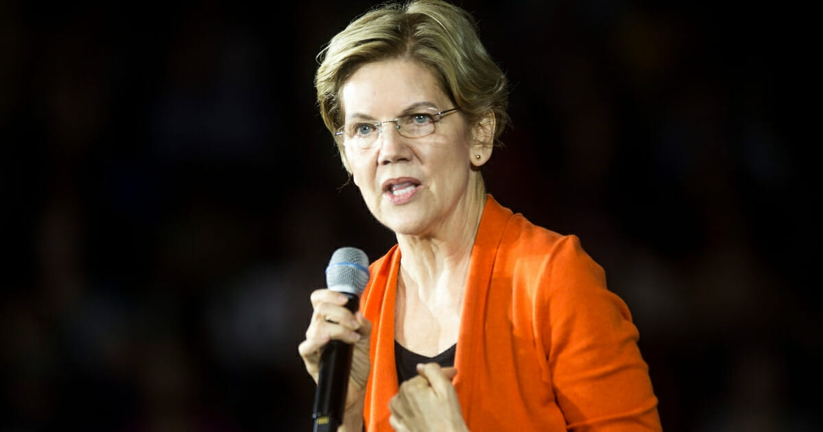 Democratic presidential candidate Sen. Elizabeth Warren (D-Massachusetts) speaks during a town hall event on Oct. 18, 2019, in Norfolk, Virginia.