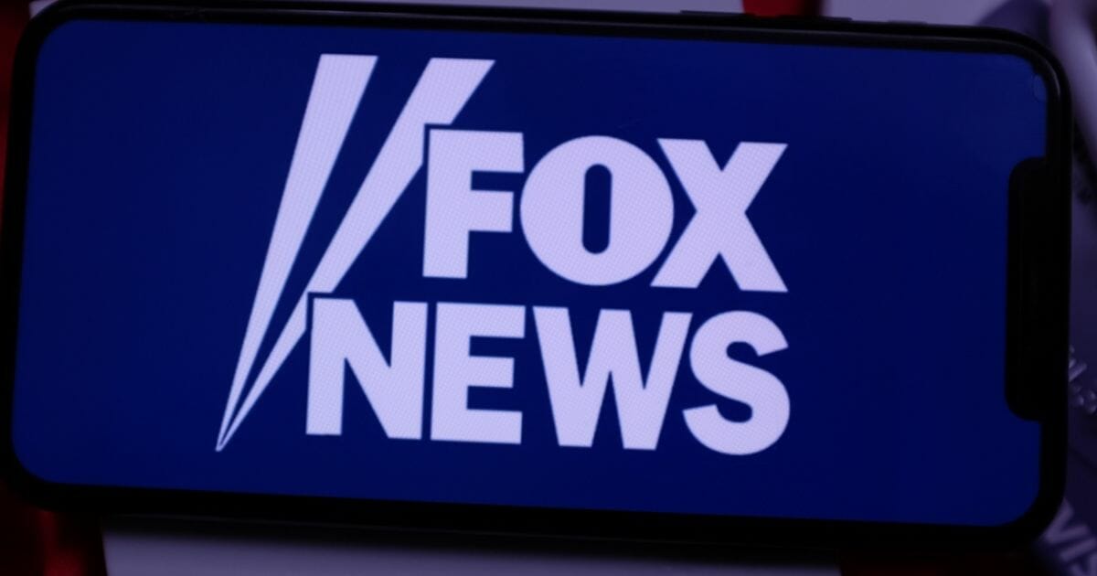 Smart phone with the Fox News logo.