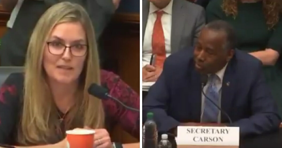 The Housing and Urban Development secretary made those remarks in a contentious exchange with Virginia Rep. Jennifer Wexton after the Democrat pressed Carson over a comment he reportedly made about "big, hairy men" in women's homeless shelters.
