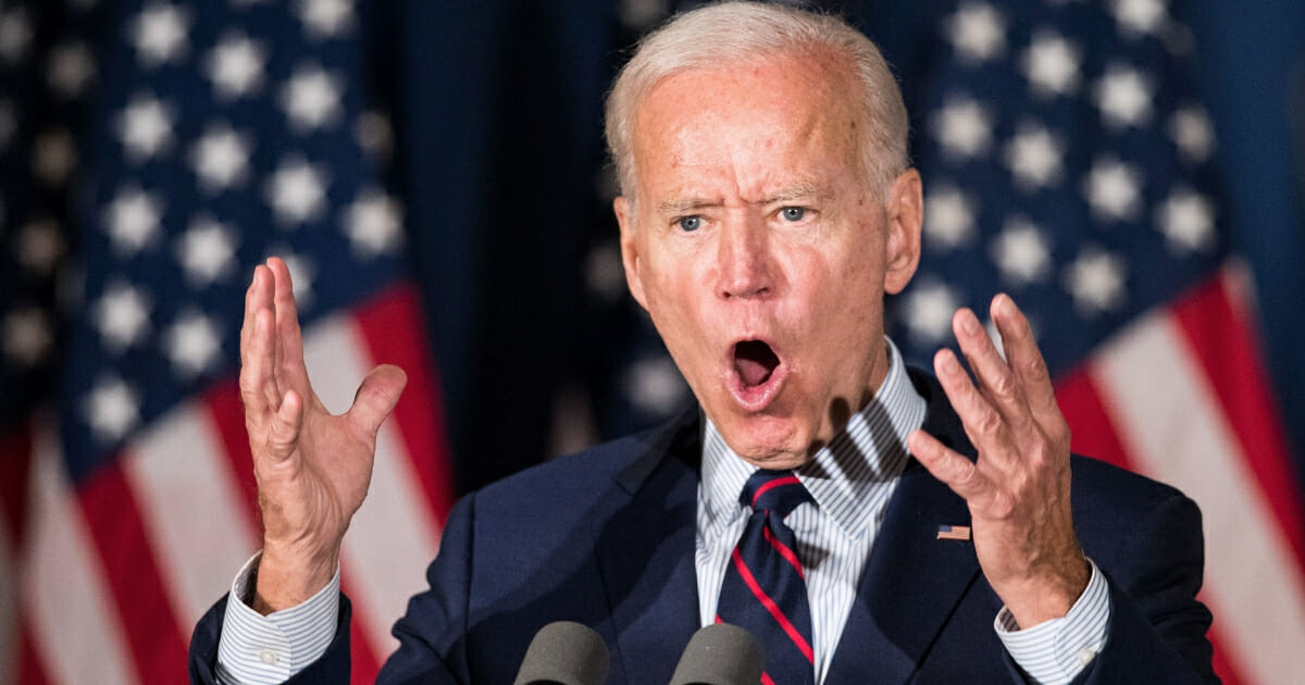 Democratic presidential candidate and former Vice President Joe Biden speaks during a campaign event on Oct. 9, 2019, in Rochester, New Hampshire.