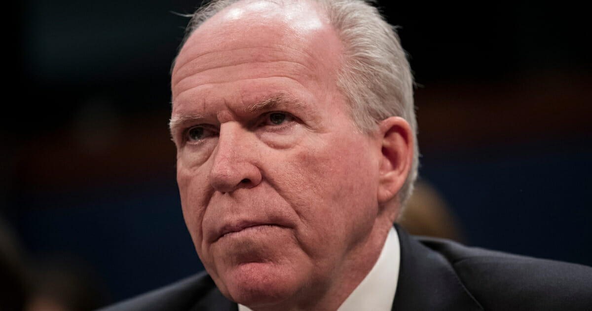 Former CIA Director John Brennan testifies before the House Permanent Select Committee on Intelligence on Capitol Hill on May 23, 2017, in Washington, D.C.