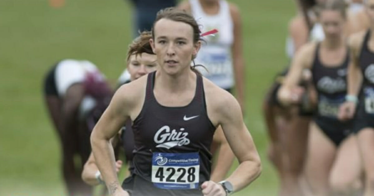 The Big Sky Conference has named a transgender athlete as its female cross country runner of the week.