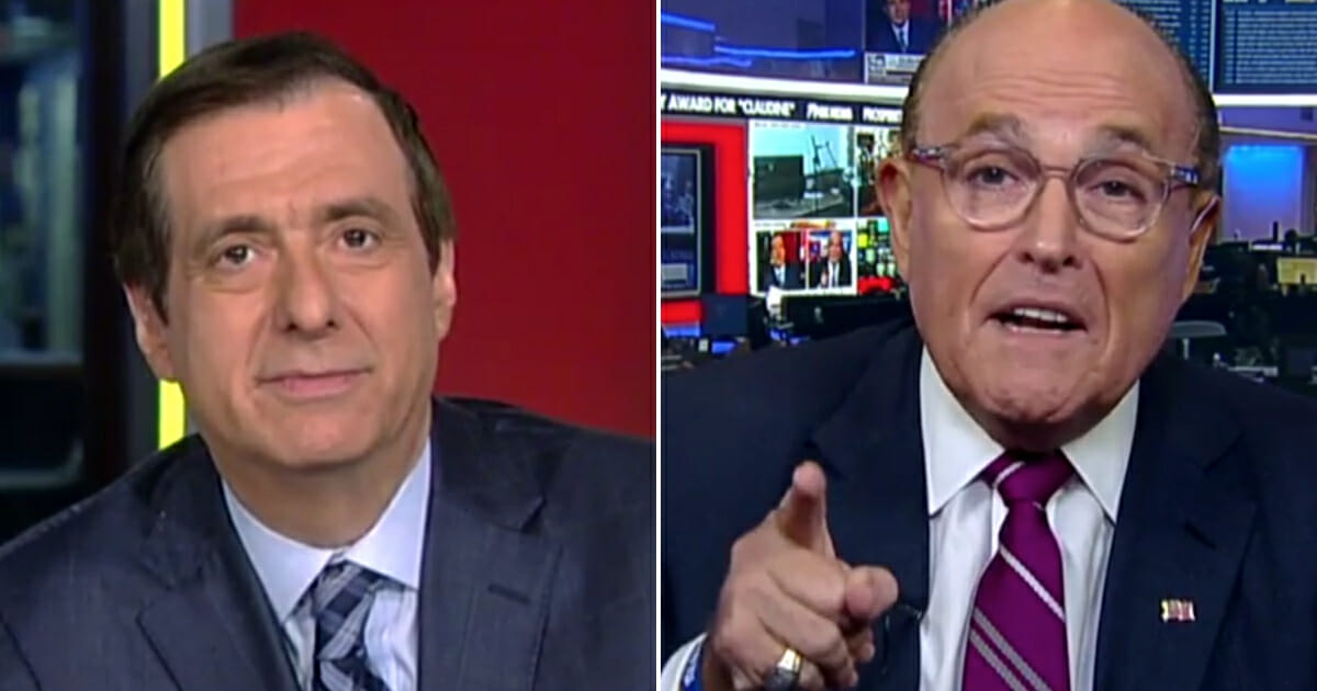 Fox News' Howard Kurtz and Trump attorney Rudy Giuliani exchange words on "Media Buzz."