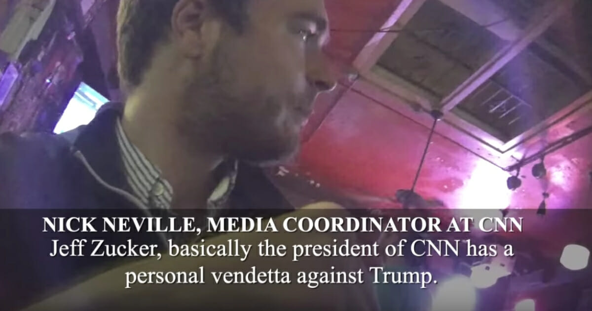 In the first installment of undercover video of CNN from guerrilla journalists at Project Veritas, employees of the network can be seen talking about CNN president Jeff Zucker's hatred for Donald Trump and a "personal vendetta" against the president.