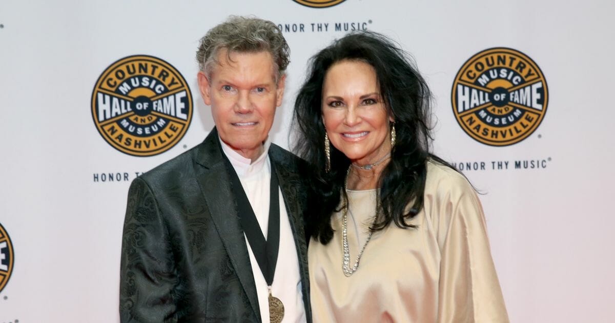 Randy Travis and wife Mary Davis attend the 2017 Country Music Hall of Fame induction ceremony. The star recently had to cancel most of his tour.