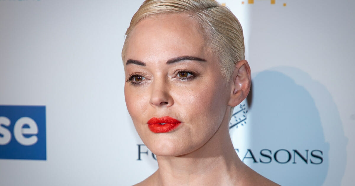 Actress Rose McGowan attends the Global Gift Gala at Four Seasons Hotel George V in Paris.