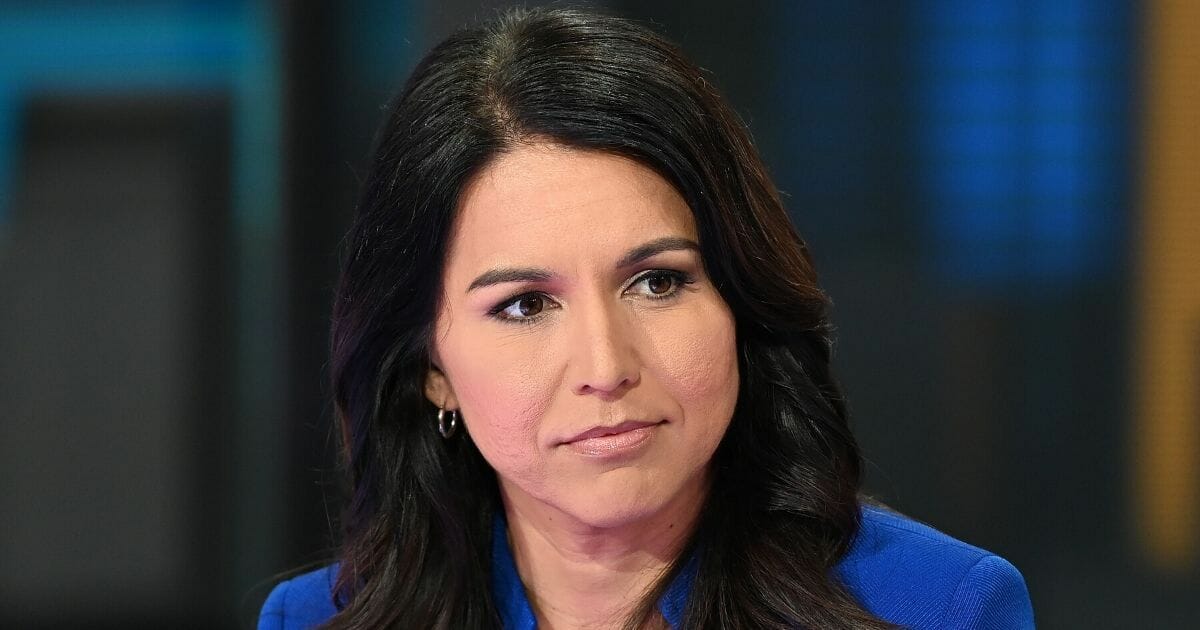 Democratic presidential candidate Rep. Tulsi Gabbard of Hawaii visits "FOX & Friends" at Fox News Channel Studios on Sept. 24, 2019, in New York City.