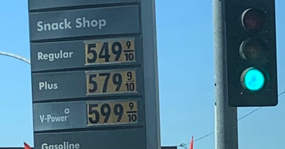 Gas prices in California, surging in the midst of a major blackout.