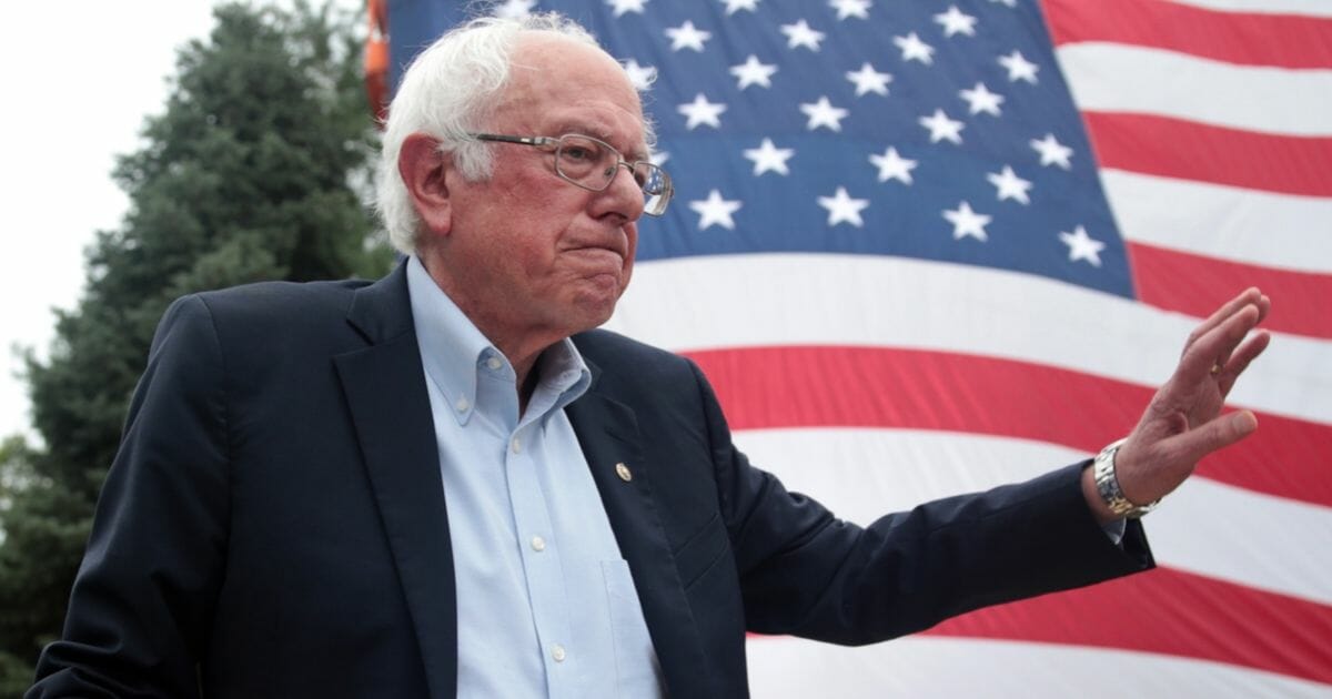 Vermont Sen. Bernie Sanders is pictured in a September file photo from Des Moines, Iowa.