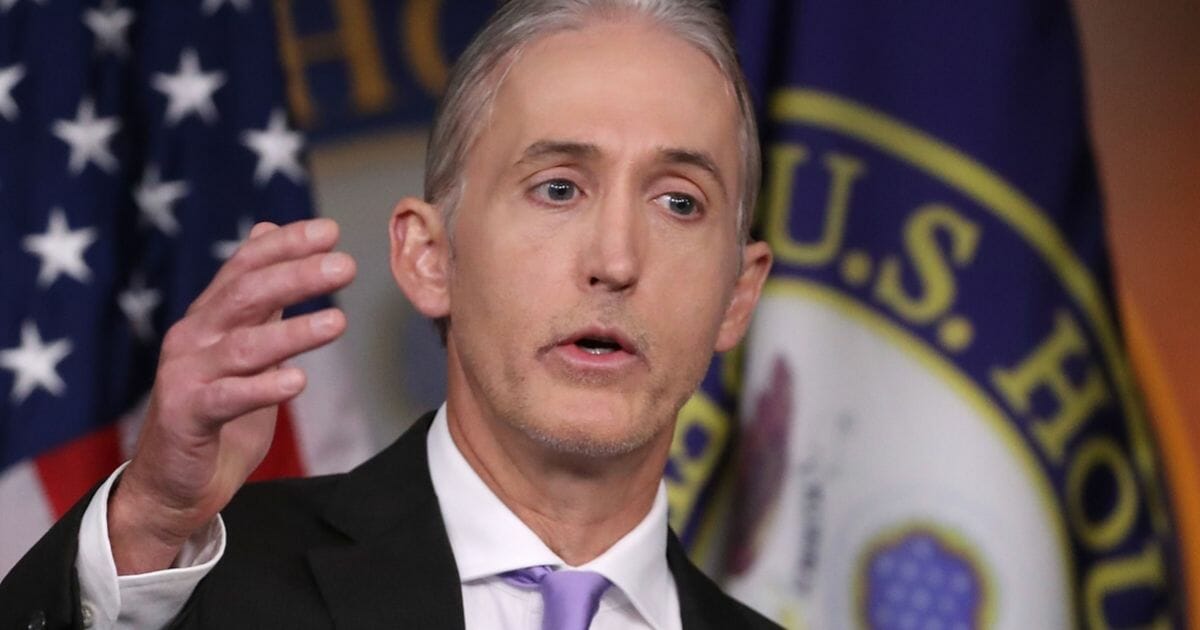 Former Rep. Trey Gowdy pictured in a 2016 news conference.