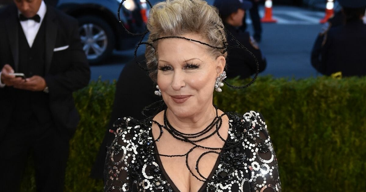Bette Midler arrives at a celebrity benefit in New York City in a 2016 file photo.