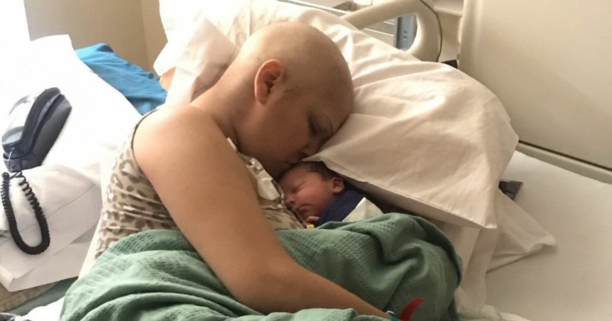 Jade Devis, diagnosed with triple-negative breast cancer, gave birth to a baby boy in July.