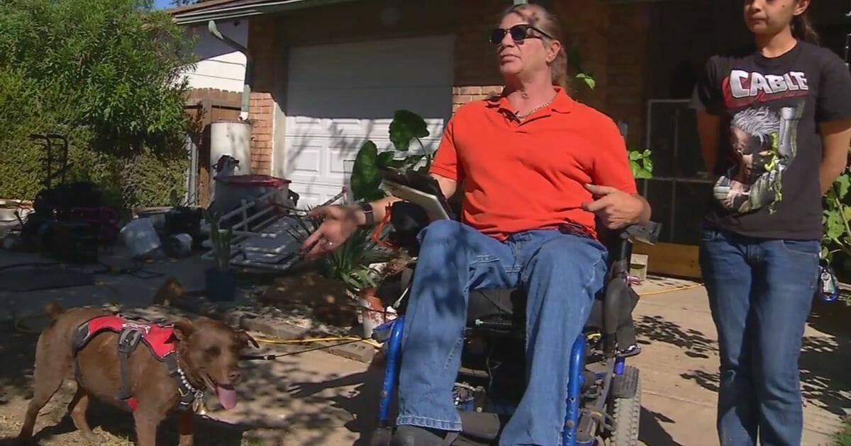 Leon Masson, 59, claims a Texas McDonalds forced him to leave because of his service dog's odor.