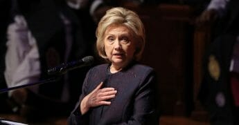 Former first lady and Secretary of State Hillary Clinton