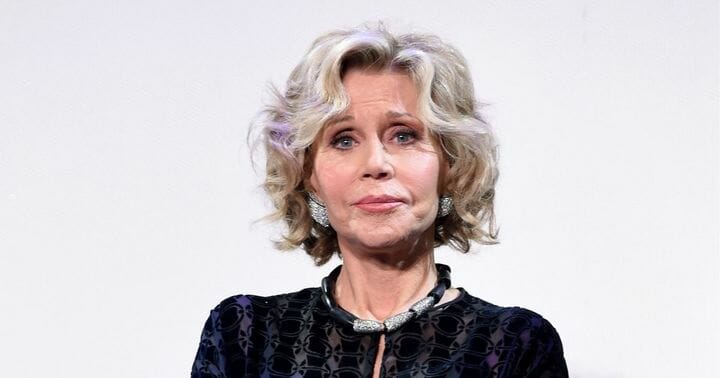 Jane Fonda appears onstage at the HFPA Film Restortion Summit.
