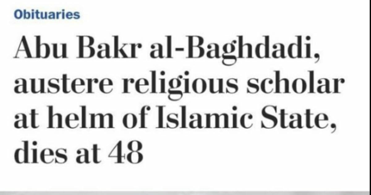 Washington Post headline on Beghadadi