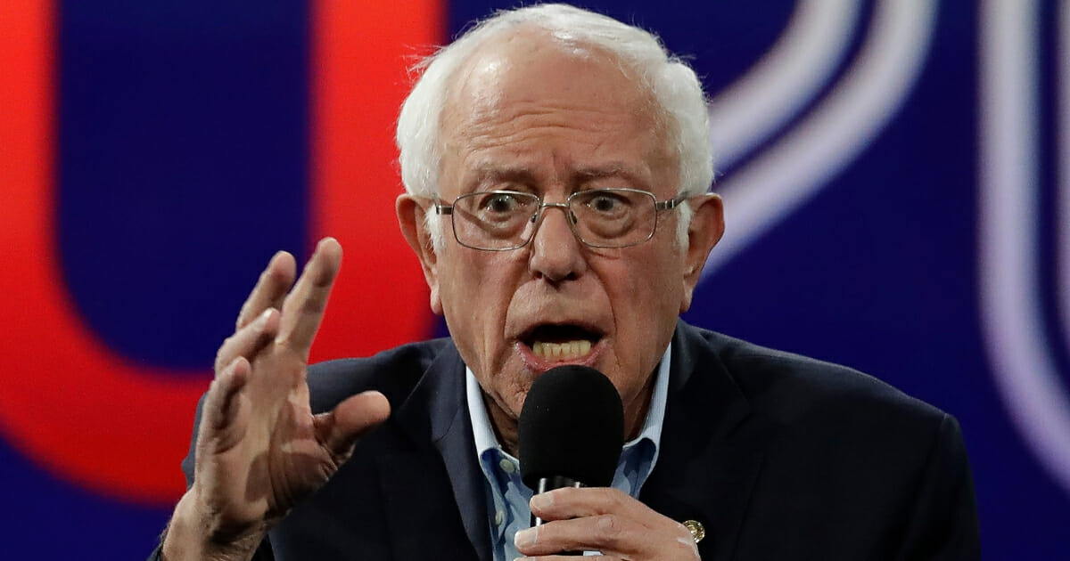 Democratic presidential candidate Sen. Bernie Sanders of Vermont speaks in Long Beach, California, on Nov. 16, 2019.