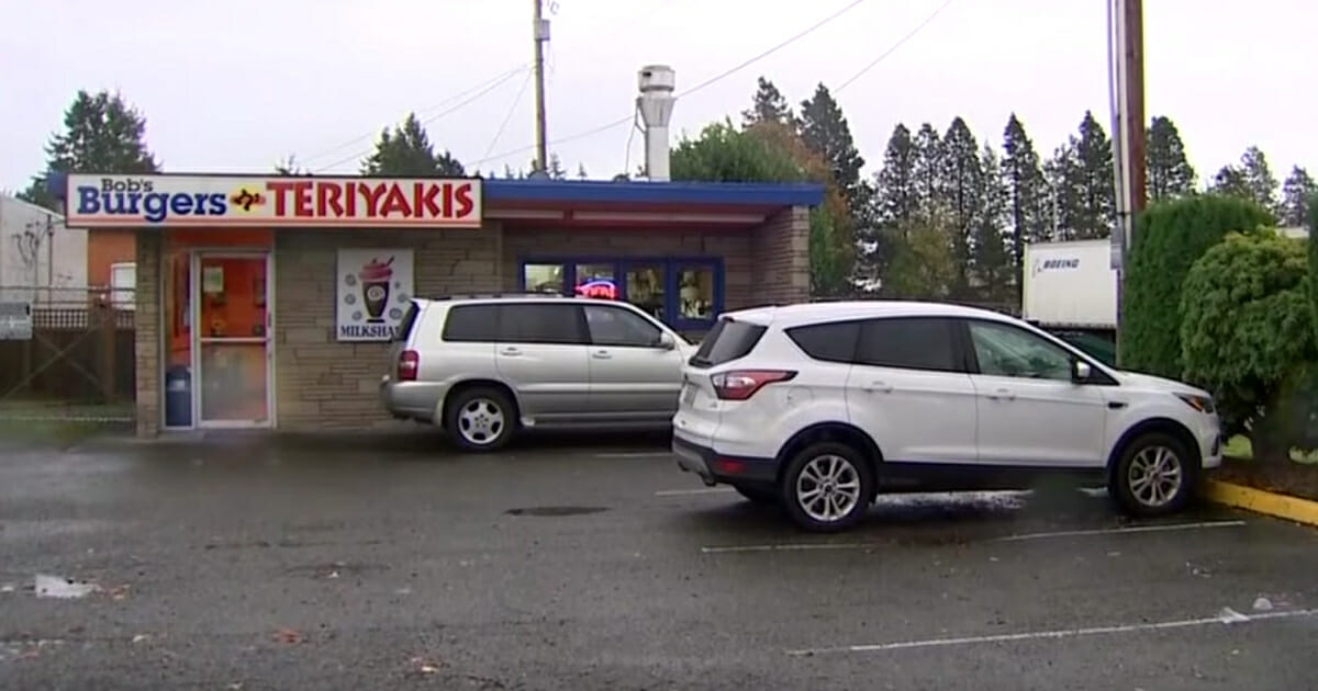 Bob's Burgers & Teriyaki in SeaTac, Washington, is the site of an alleged hoax crime.