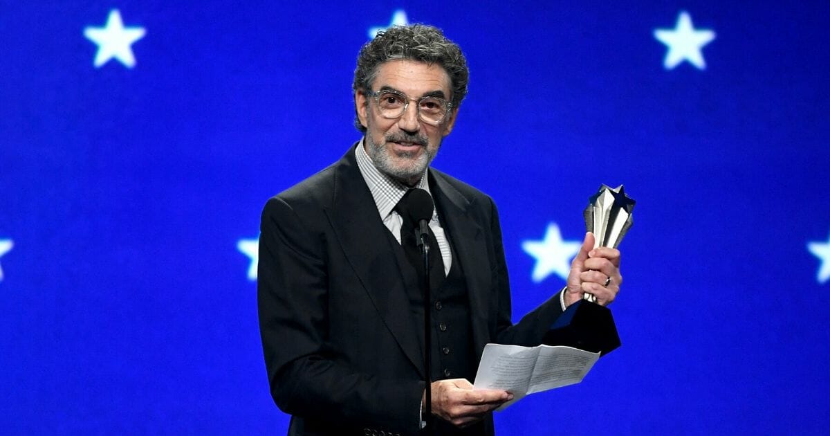 Chuck Lorre accepts the Critics' Choice Creative Achievement Award onstage during the 24th annual Critics' Choice Awards at Barker Hangar on Jan. 13, 2019, in Santa Monica, California.