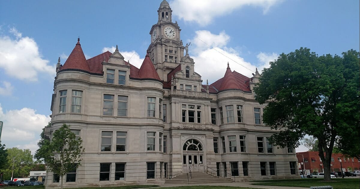 The Dallas County courthouse in Adel, Iowa.