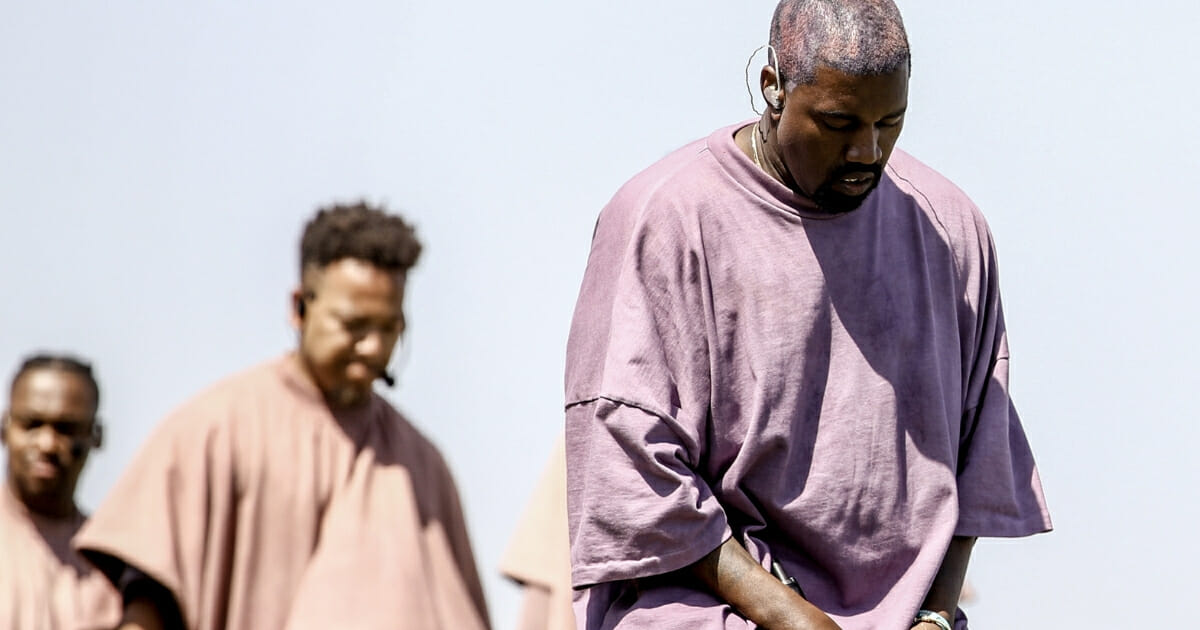 Kanye West performs Sunday Service during the 2019 Coachella Valley Music And Arts Festival on April 21, 2019, in Indio, California.