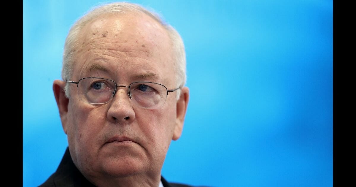 Former Independent Counsel Ken Starr answers questions during a discussion held at the American Enterprise Institute Sept. 18, 2018, in Washington, D.C.