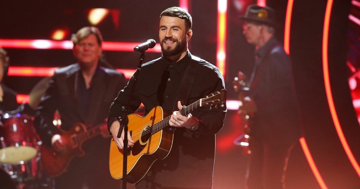 Sam Hunt performs at the 2019 CMT Artist of the Year at Schermerhorn Symphony Center on Oct. 16, 2019, in Nashville, Tennessee.