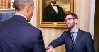 Alleged whistleblower Eric Ciaramella reportedly is seen shaking hands with former President Barack Obama.