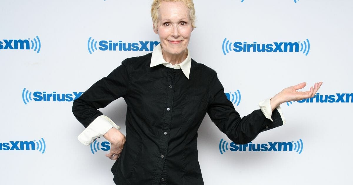 E. Jean Carroll visits the SiriusXM Studios on July 11, 2019, in New York City.