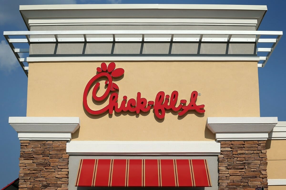 Chick-fil-A restaruant.