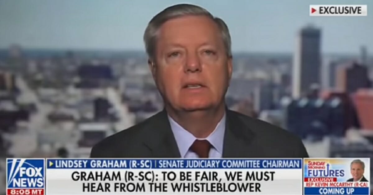 Republican Sen. Lindsey Graham appears on Fox News' "Sunday Morning Futures."