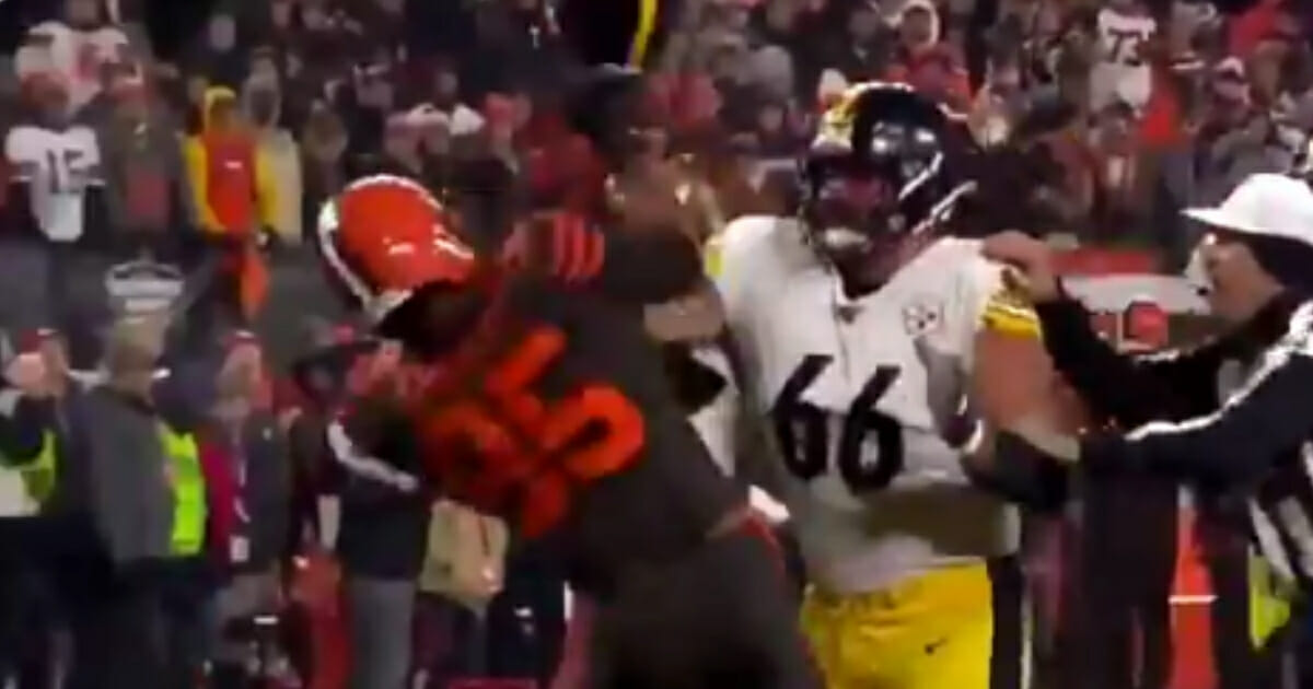 The NFL on Friday suspended Browns defensive end Myles Garrett and two other players for their part in a brawl at the end of Thursday nights game between Cleveland and the Steelers.