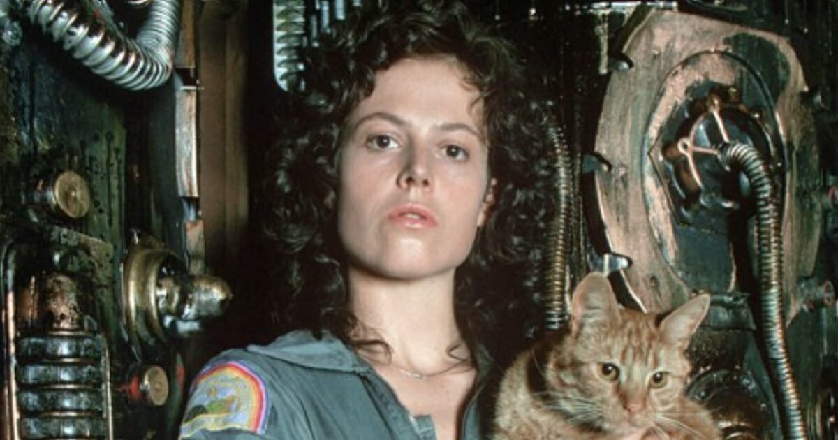 Sigrourney Weaver as the astronaut Ripley from the 1979 movie "Alien."