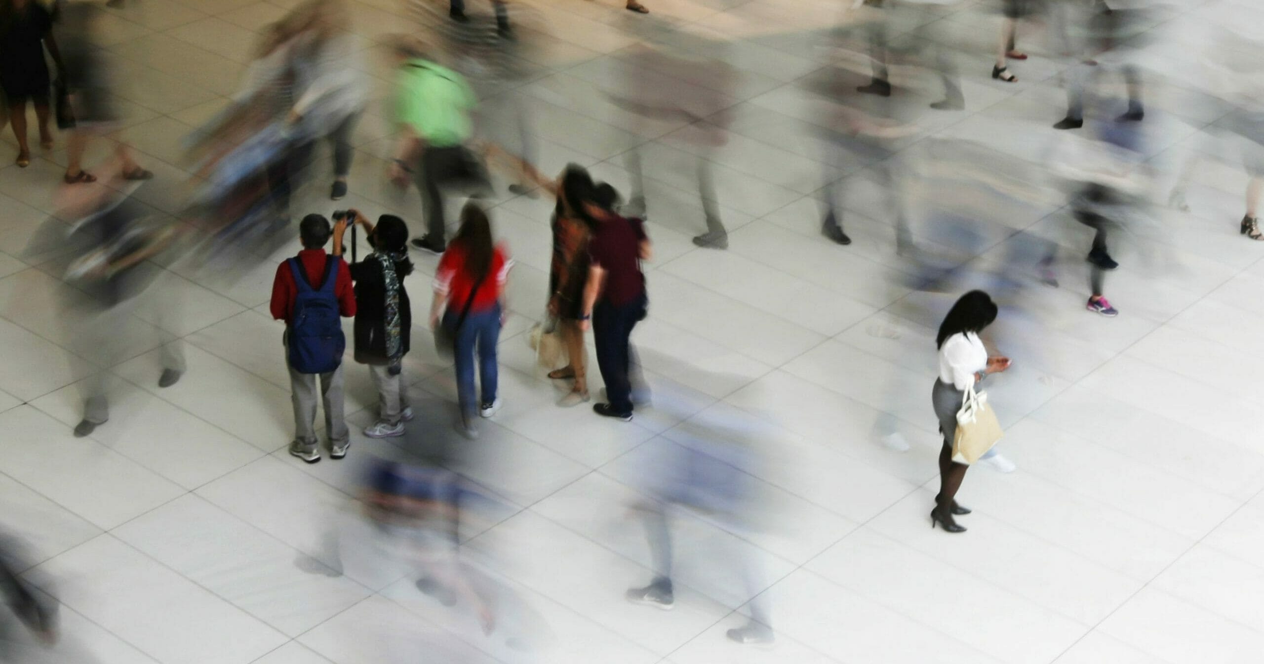 In this June 15, 2017, file photo, people walk inside the Oculus, the new transit station at the World Trade Center in New York.