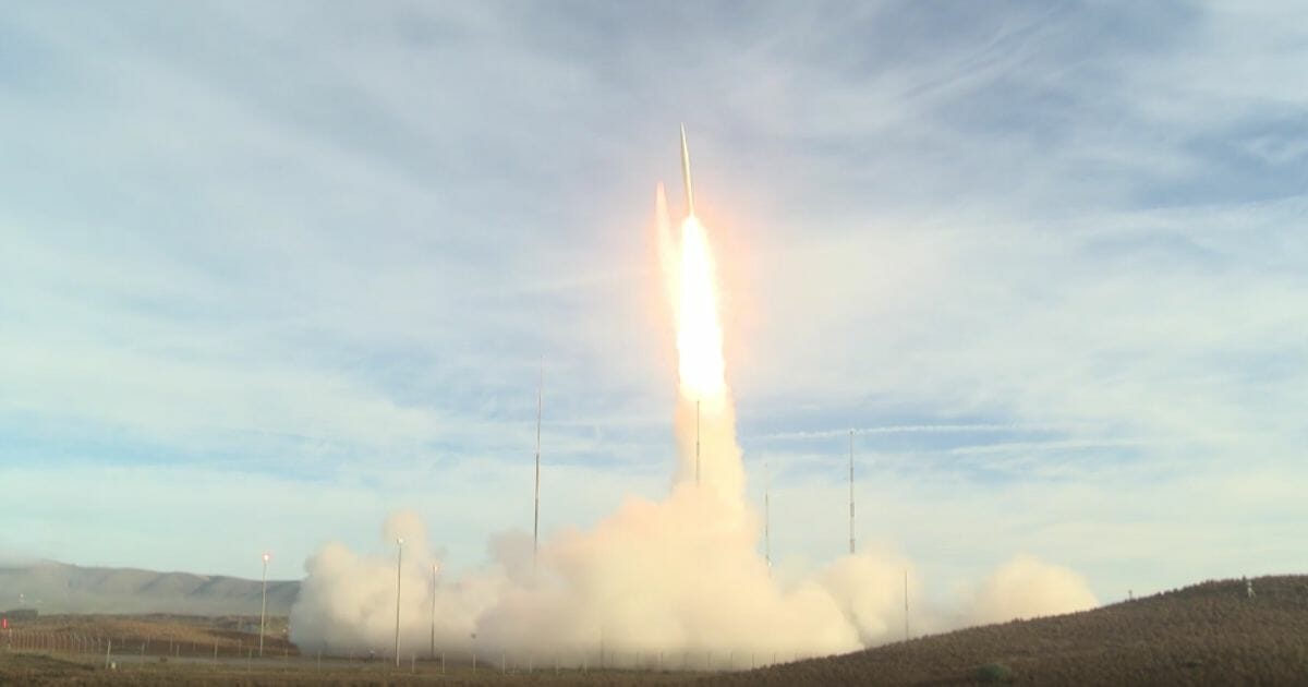 On Dec. 12, 2019, the Air Force, in partnership with the Strategic Capabilities Office, conducted a flight test of a prototype conventionally configured, ground-launched ballistic missile from Vandenberg AFB, California.
