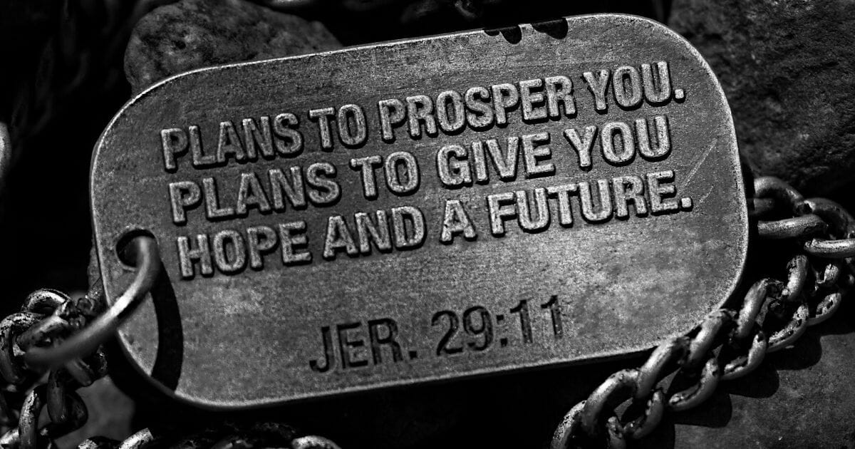 The U.S. Army is threatening to pull the product license from a company that engraves Christian verses on military dog tags after receiving a legal complaint over the practice. The image above is a stock photo of a dog tag with a Bible verse engraved on it.