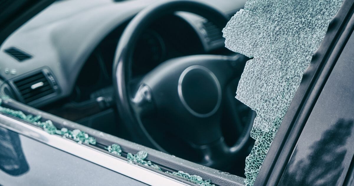 A broken car window. While one group from Sweden was traveling in Cyprus for the holidays, their rental car was broken into and an urn containing a family member's ashes was stolen