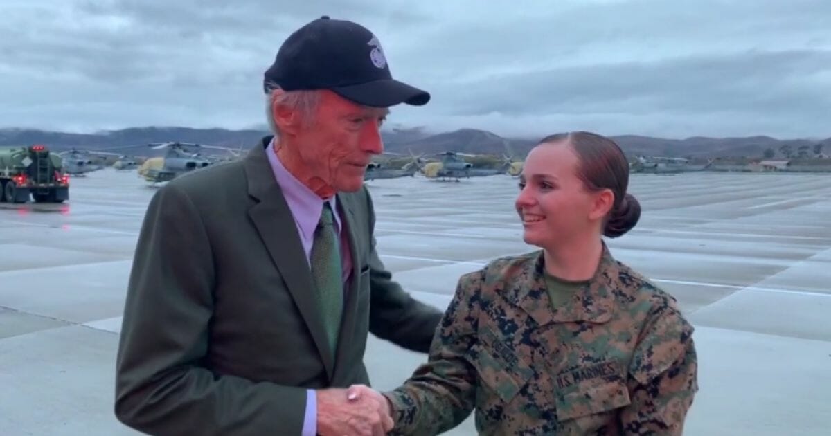 Academy Award-winning filmmaker Clint Eastwood held an early screening of his new film “Richard Jewell” for U.S. Marines at Camp Pendleton in southern California earlier this month.
