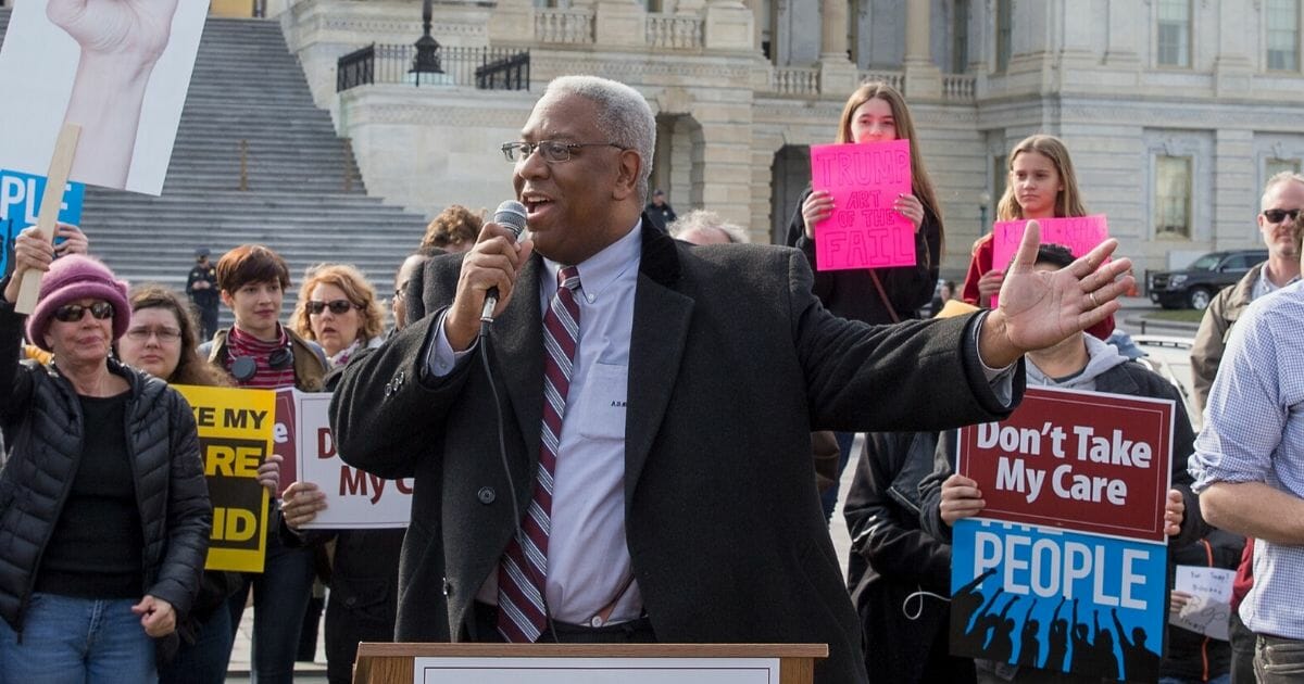 Congressman A. Donald McEachin speaks at the "Kill The Bill" Rally To Demand The House GOP Vote "No" On Trumpcare at the United States Capitol Building on March 24, 2017, in Washington, D.C.