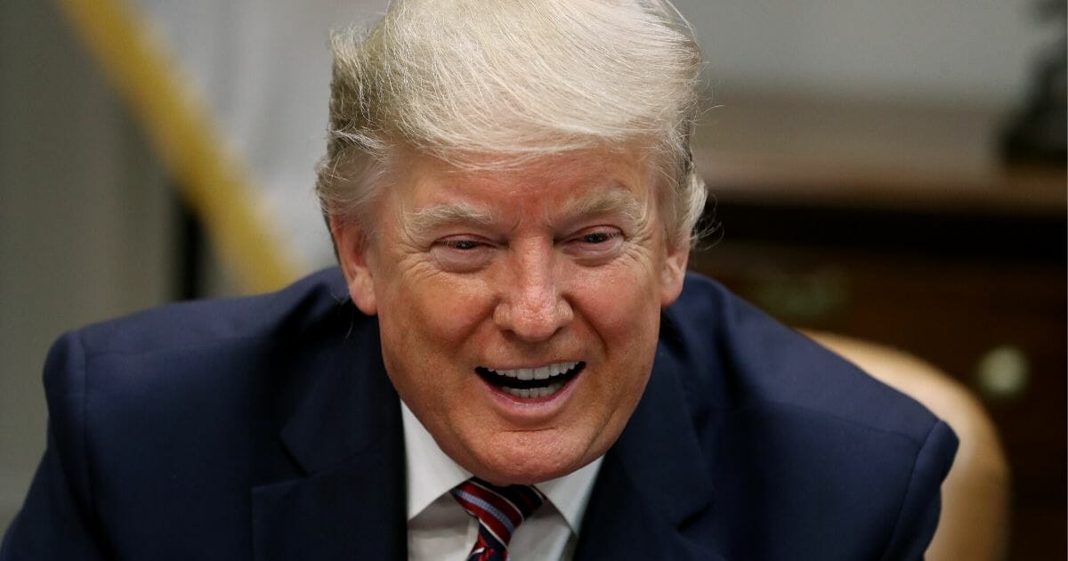 President Donald Trump hosts a roundtable discussion with small business owners and members of his administration in the Roosevelt Room at the White House.