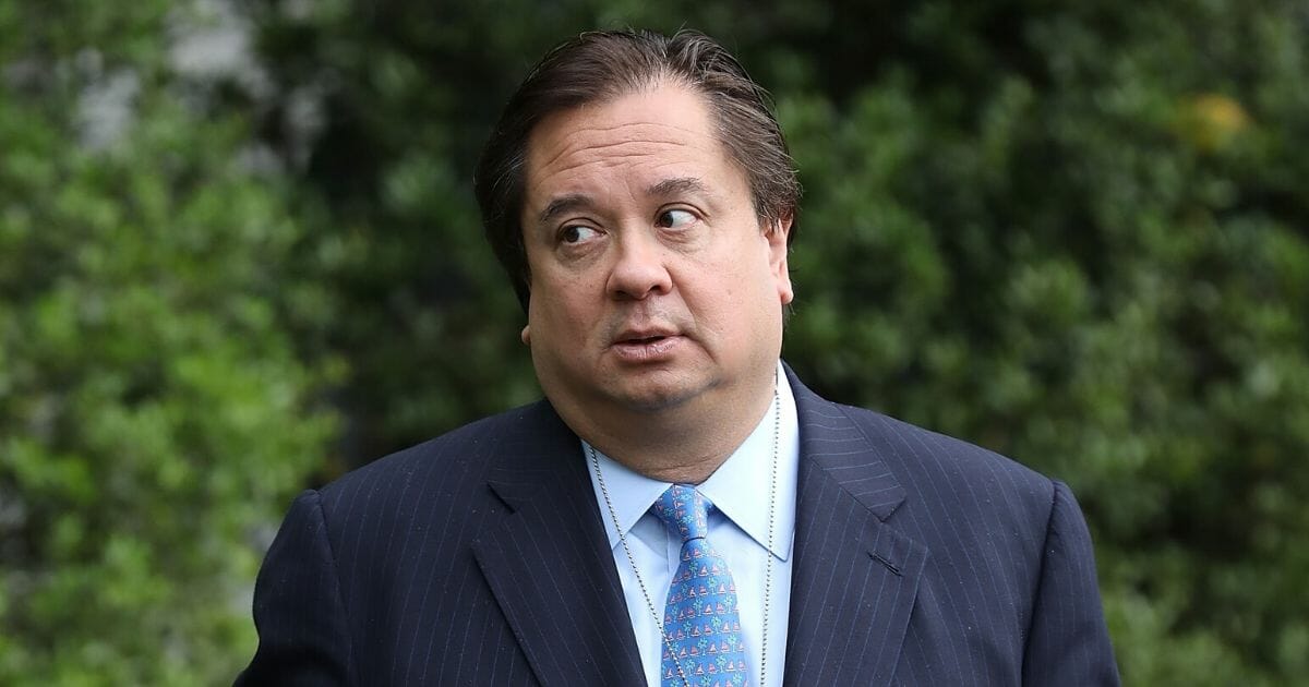 George T. Conway III, husband of White House counselor to the president Kellyanne Conway, attends the 139th Easter Egg Roll on the South Lawn of the White House on April 17, 2017, in Washington, D.C.